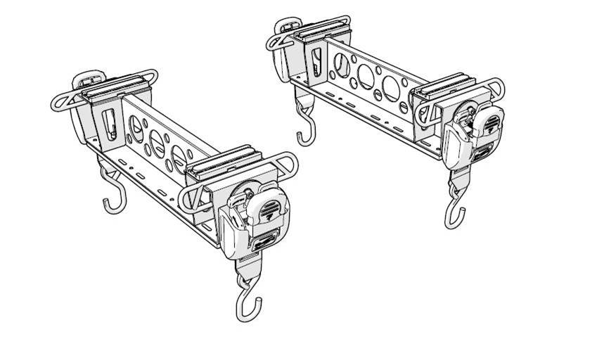 EpiShuttle Ratchet Straps